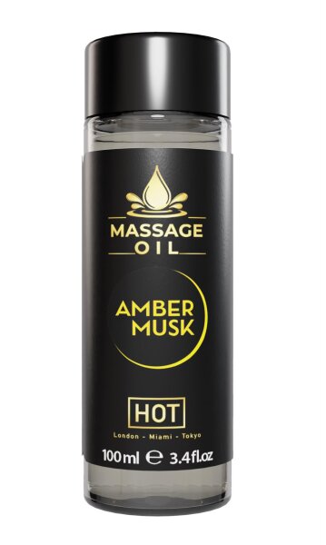 HOT Massage Oil amber & musk 100ml