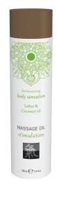 SHIATSU Massage oil stimulation Lotus & Coconut oil 100ml