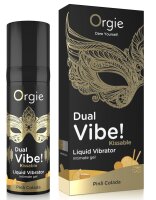 ORGIE Dual Vibe! Pina Colada Kissable Liquid Vibrator