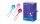 SATISFYER Balls Training Set Single turquoise-red-pink