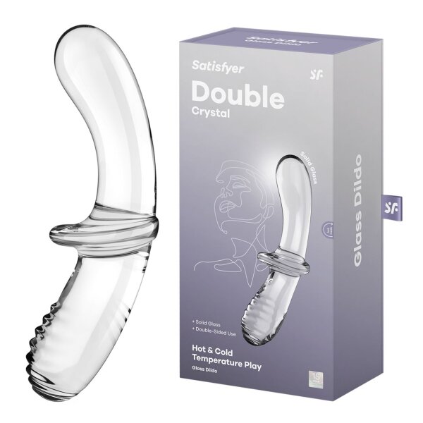 SATISFYER Double Crystal transparent