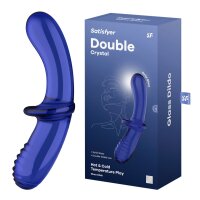 SATISFYER Double Crystal blue