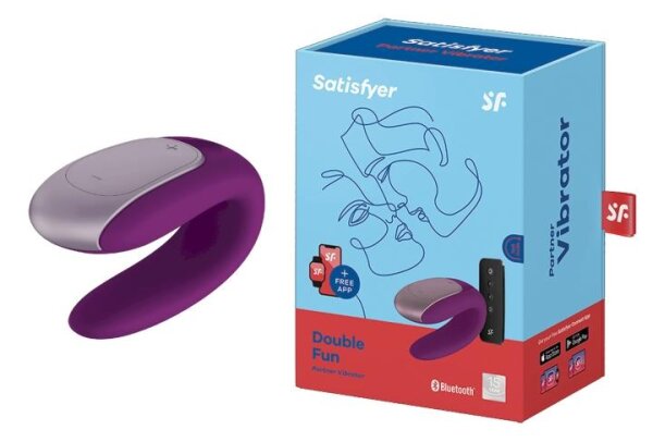 SATISFYER Double Fun violet with Remote Control