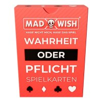 Spielkarten "Wahrheit oder Pflicht" (57 Karten)