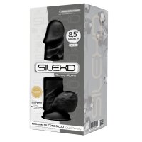 SILEXD Dual Density Silicone Dildo Model 1 black (8,5")