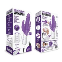 RABBIT ESSENTIALS Slim realistic double penetration purple