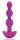 b-Vibe Triplet Anal Beads Fuchsia