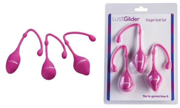 LustGlider Kegel Ball Set lila