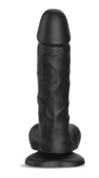 Strap-on-me Sliding Skin Realistic Dildo black L