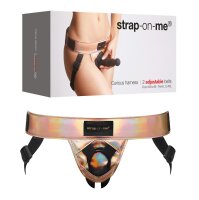 Strap-on-me Leatherette Harness Curious rose gold