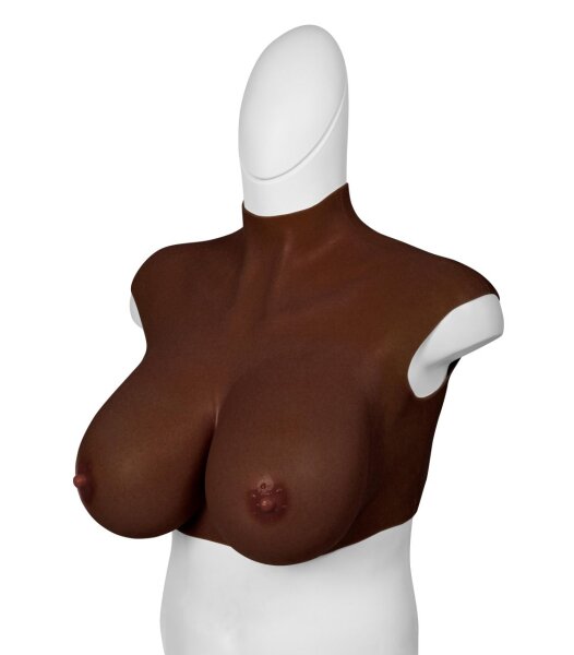 XX-DREAMSTOYS Ultra Realistic Breast Form black Size XL