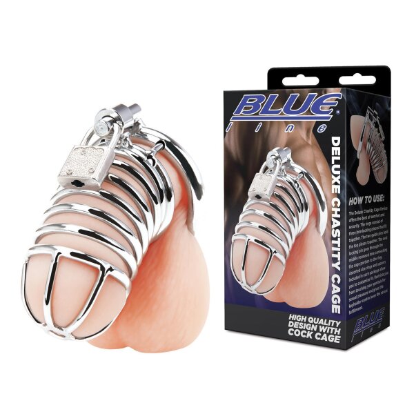 BLUE LINE C&B GEAR Deluxe Chastity Cage