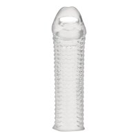 BLUE LINE C&B GEAR 6.5" Clear Textured Enhancing Sleeve Ext.