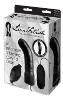 LUX FETISH 6 Inflatbale Vibrating Curved Dildo