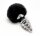 ALIVE Metal Anal Fluffly Twist Plug L Black