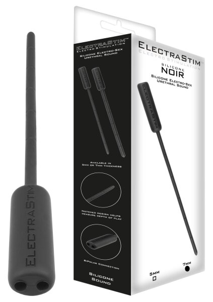 ElectraStim Silicone Noir Flexible Electro-Sound 7mm