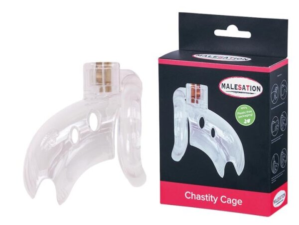 MALESATION Chastity Cage transparent