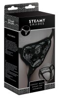 STEAMY SHADES Corset Back Strap On Harness