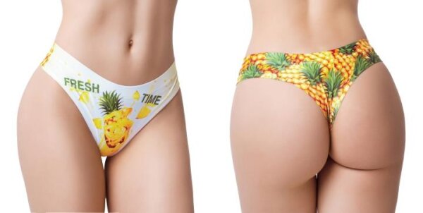 Memème FRESH SUMMER PINEAPPLE Thong L