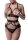 GREY VELVET 3-tlg.Set (Top, Harness, String) M