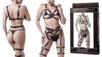 GREY VELVET 3-teiliges Erotik-Set L-XL