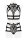 GREY VELVET 2-teiliges Harness-Set, schwarz, M-L