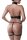 GREY VELVET 3-teiliges Harness/Thong Set L-XL