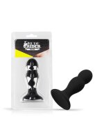 Rude Rider Sparkling Anal Plug Small Black