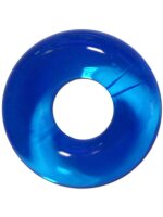 Rude Rider Fat Stretchy Cock Ring Jelly Blue