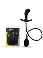 Rude Rider Inflatable Butt Plug Black