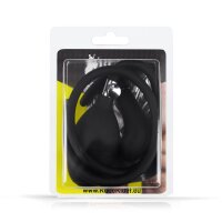 Rude Rider Inflatable Butt Plug Black