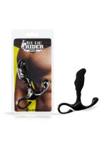 Rude Rider Lion Head Small Prostate Massager Silicone Black