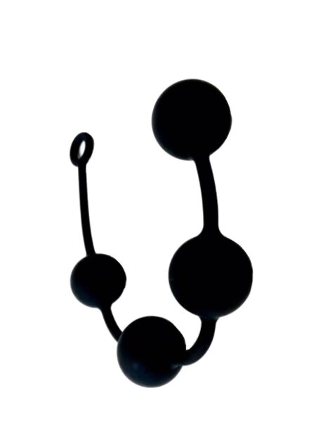 Rude Rider 4-Balls Silicone-Chain Black