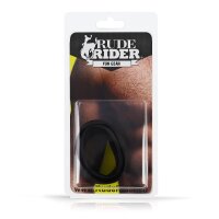 Rude Rider Ball Stretcher Liquid Silicone 40mm Black