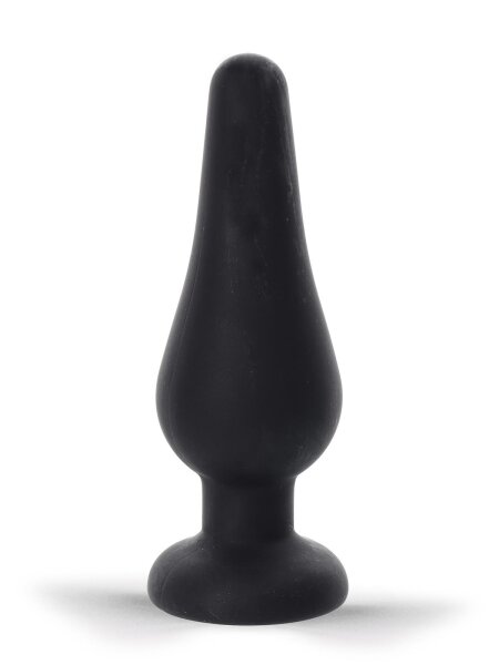 Rude Rider Silicone Anal Plug Black