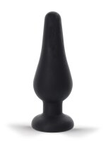 Rude Rider Silicone Anal Plug Black