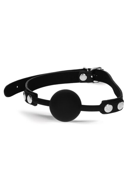 Rude Rider Silicone Ball Gag Black