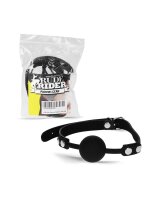 Rude Rider Silicone Ball Gag Black