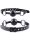 Rude Rider Ball Gag Diamond Pattern Black