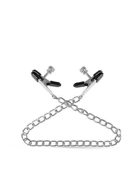 Rude Rider Flat Chain Nipple Clamps Metal/PVC