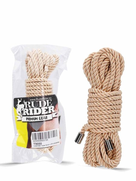 Rude Rider Rope 5mm x 5m Polyester Beige