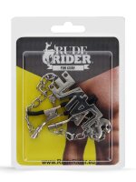 Rude Rider Slave Nipple Clamps Metal/PVC