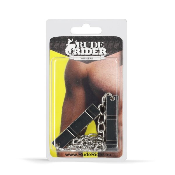 Rude Rider Nipple Clamps with Chain Zinc Alloy