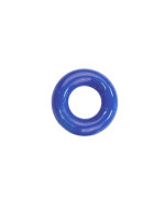 Rude Rider Mini Cock Ring Clear Blue