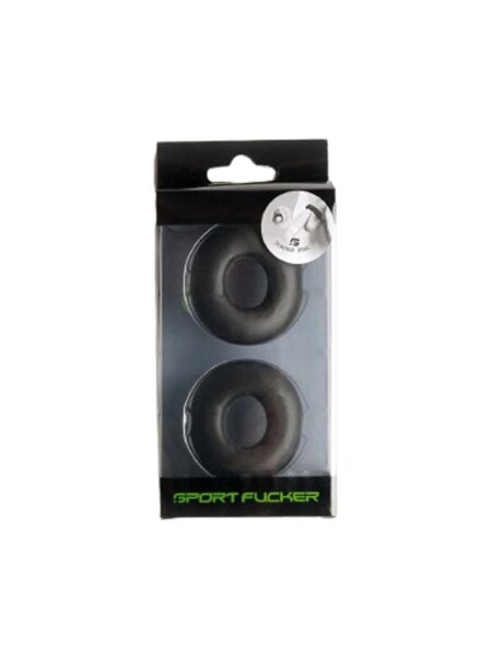 Sportfucker Stacker Rings 2-Pack Black