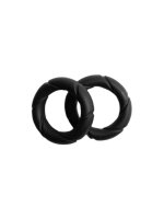 Liquid Silicone Ready Rings 2-Pack Black