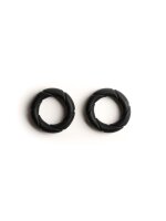 Liquid Silicone Ready Rings 2-Pack Black