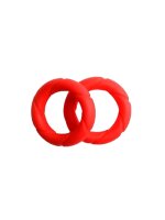 Liquid Silicone Ready Rings 2-Pack Red