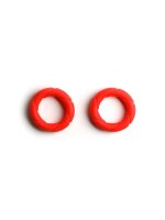 Liquid Silicone Ready Rings 2-Pack Red