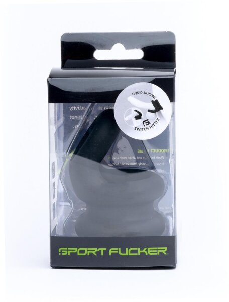 Sport Fucker Liquid Silicone Switch Hitter Black